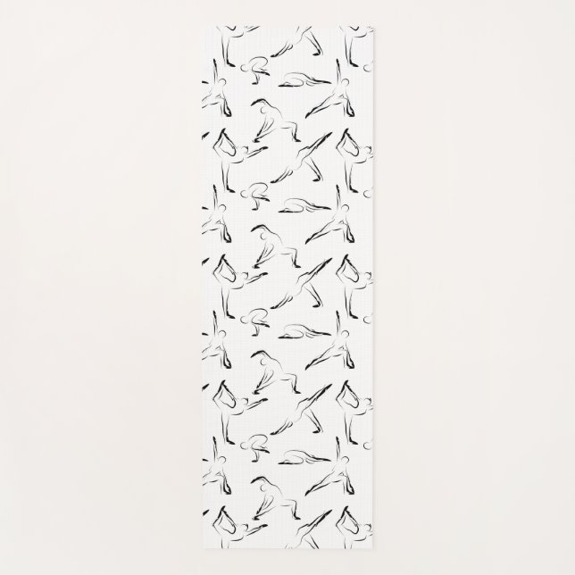 Tapis De Yoga le yoga pose motif (Devant)