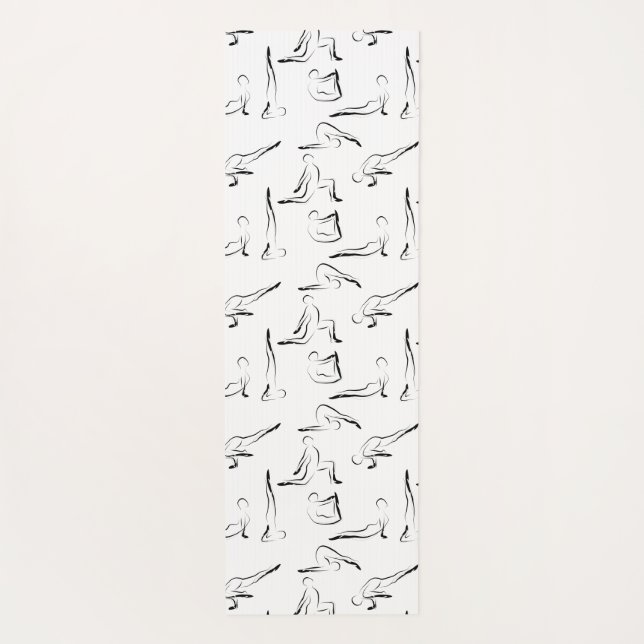 Tapis De Yoga le yoga pose motif (Dos)