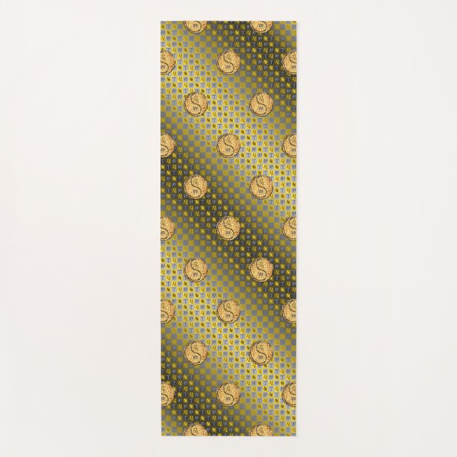 Tapis De Yoga Leo & Fire Rabbit (Devant)