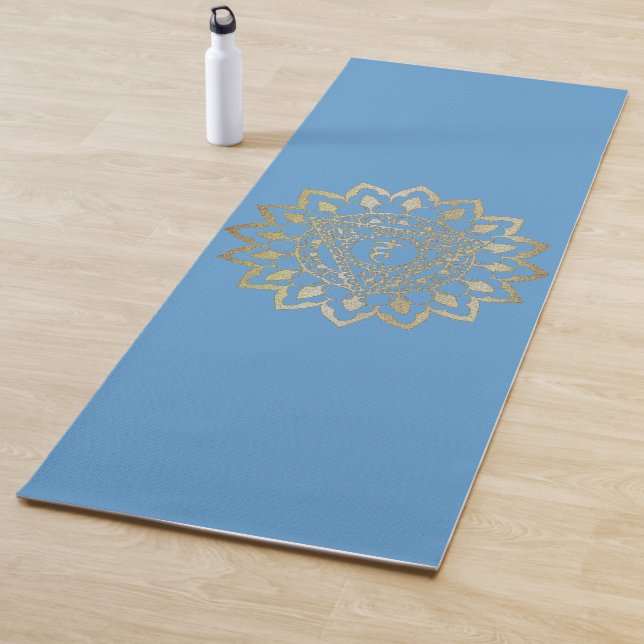 Tapis De Yoga Les Chakras Vishudda - Yoga Mat (En situation)