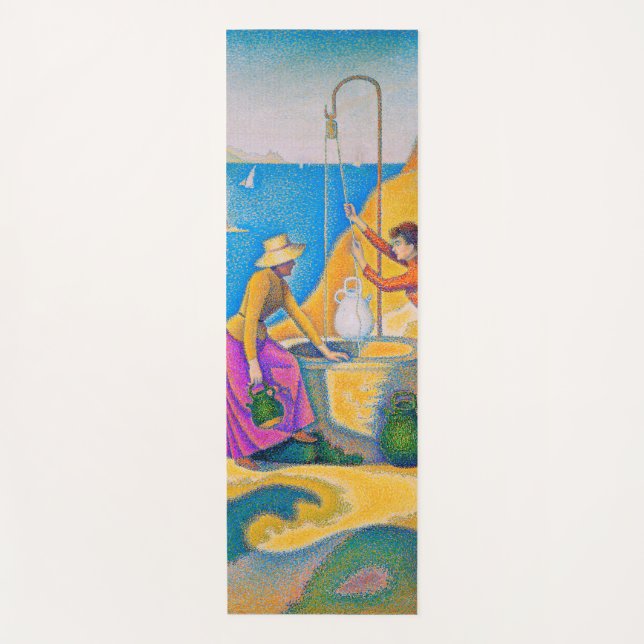 Tapis De Yoga Les femmes dans le puits, Signac (Devant)