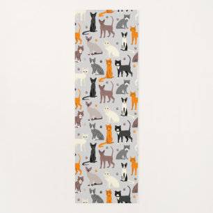 Tapis De Yoga Les Prints des Chats et des Paw