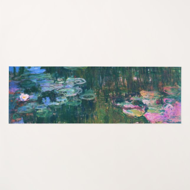 Tapis De Yoga Les puits de Claude Monet (Devant (Horizontal))