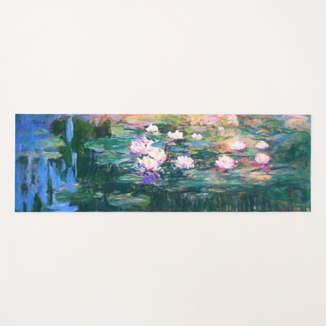 Tapis De Yoga Les puits de Claude Monet (Devant (Horizontal))