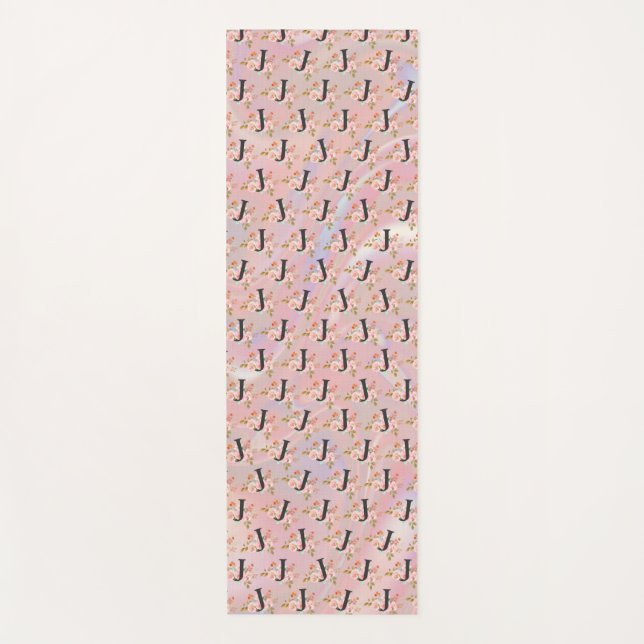 Tapis De Yoga Lettre J (Devant)