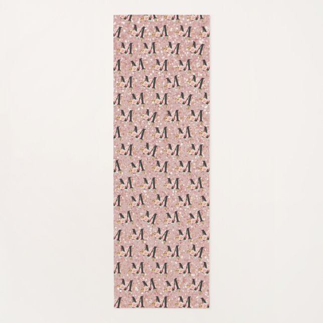 Tapis De Yoga Lettre M (Devant)