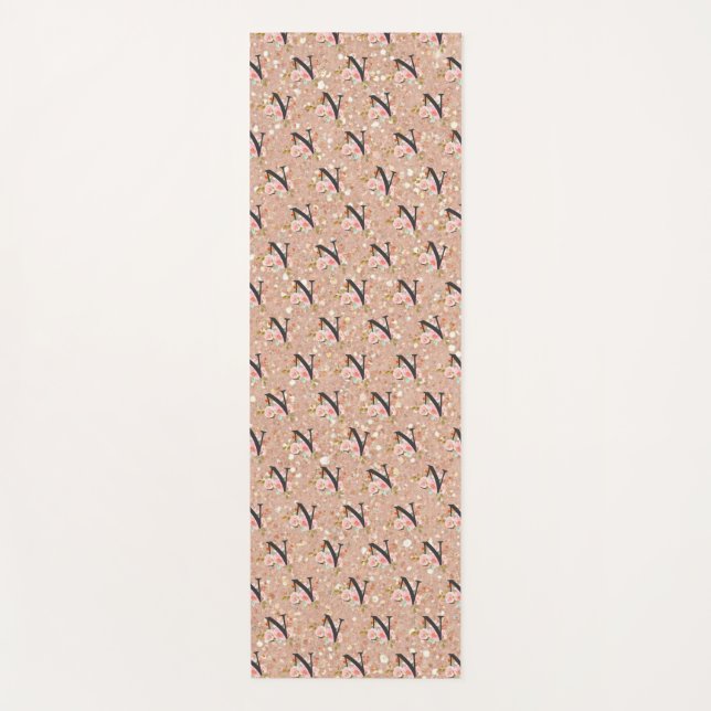 Tapis De Yoga Lettre N (Devant)