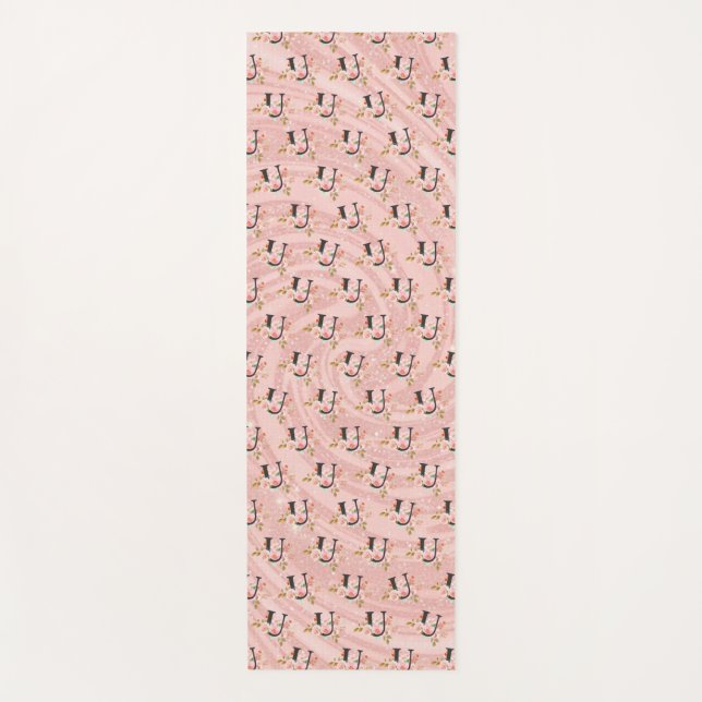 Tapis De Yoga Lettre U (Devant)