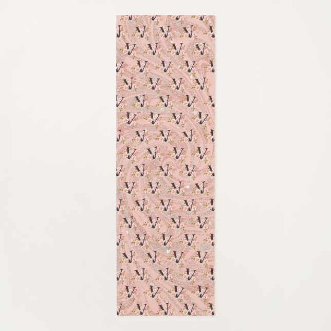 Tapis De Yoga Lettre V (Devant)