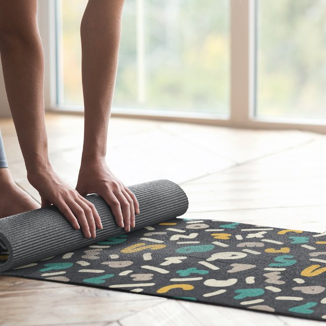 Tapis De Yoga lettres aléatoires (Créateur téléchargé)
