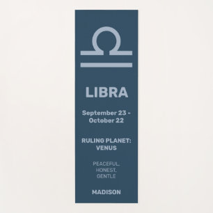 Tapis De Yoga Librairie de signes zodiac Nom personnalisé / Text