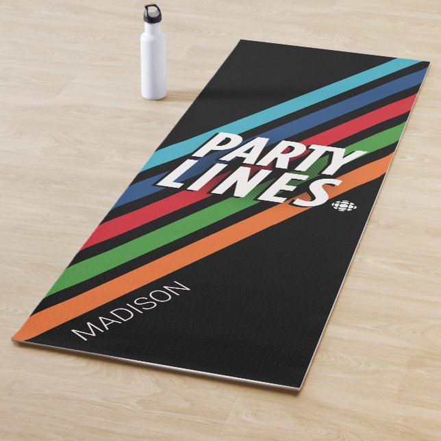 Tapis De Yoga Lignes de partie CBC (En situation)