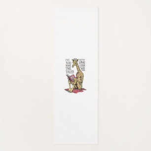 Tapis De Yoga Livre amusant Giraffe Longue Forme Lire Contes lon