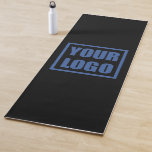 Tapis De Yoga  Logo d'entreprise<br><div class="desc">Le logo de votre entreprise sur un tapis de yoga noir. Idéal pour une utilisation dans votre salle de sport ou votre entreprise.</div>