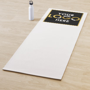 Tapis De Yoga Logo d'entreprise personnalisé Promotion White Gol