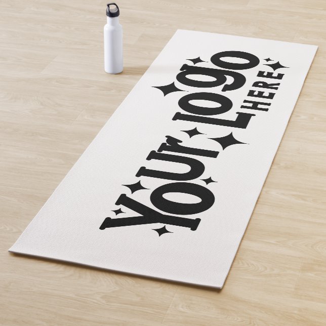 Tapis De Yoga Logo d'entreprise personnalisé Promotionnel Noir B (En situation)