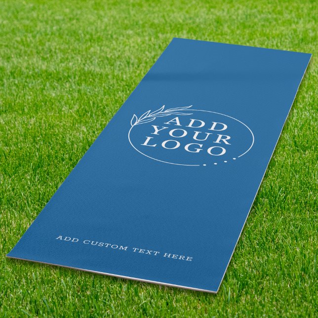 Tapis De Yoga Logo d'entreprise Texte personnalisé Cadeau de mar (Créateur téléchargé)