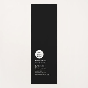 Tapis De Yoga Logo professionnel promotionnel Noir