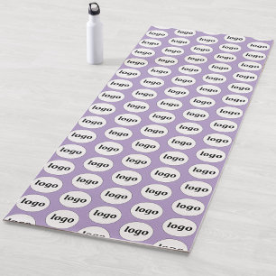 Tapis De Yoga Logo simple Motif Business promotionnel Lilac