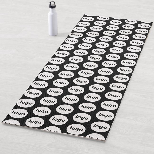 Tapis De Yoga Logo simple Motif Business Promotionnels (Simple logo pattern business branding promotional yoga mat)