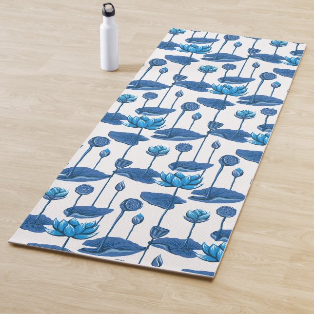 Tapis De Yoga lotus (En situation)