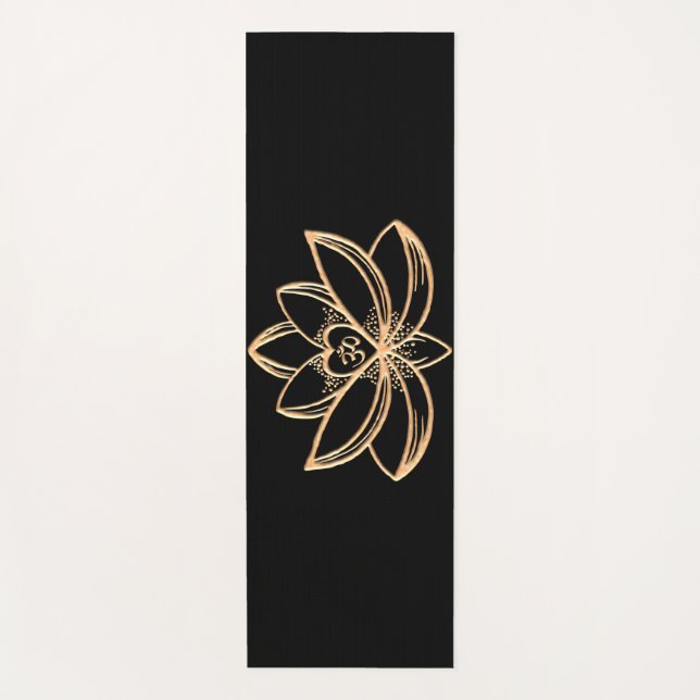 Tapis De Yoga Lotus d'Or  (Devant)