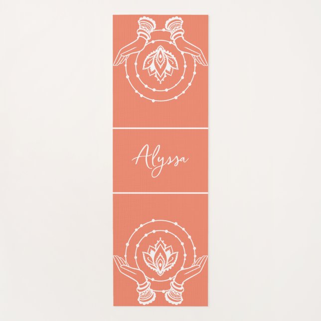 Tapis De Yoga Lotus Fleur Yoga Mat (Devant)
