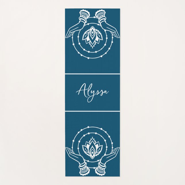 Tapis De Yoga Lotus Fleur Yoga Mat (Devant)