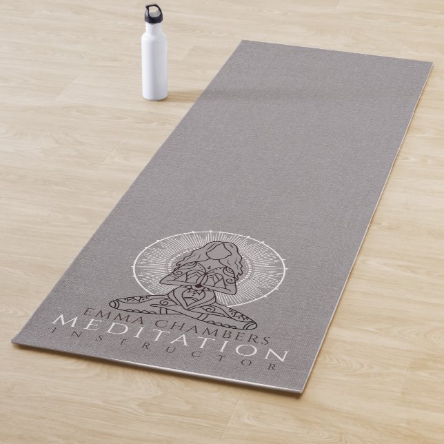 Tapis De Yoga Lotus Pose Yoga Pratique Mat (En situation)