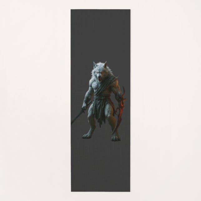 Tapis De Yoga Loup-garou arctique (Devant)