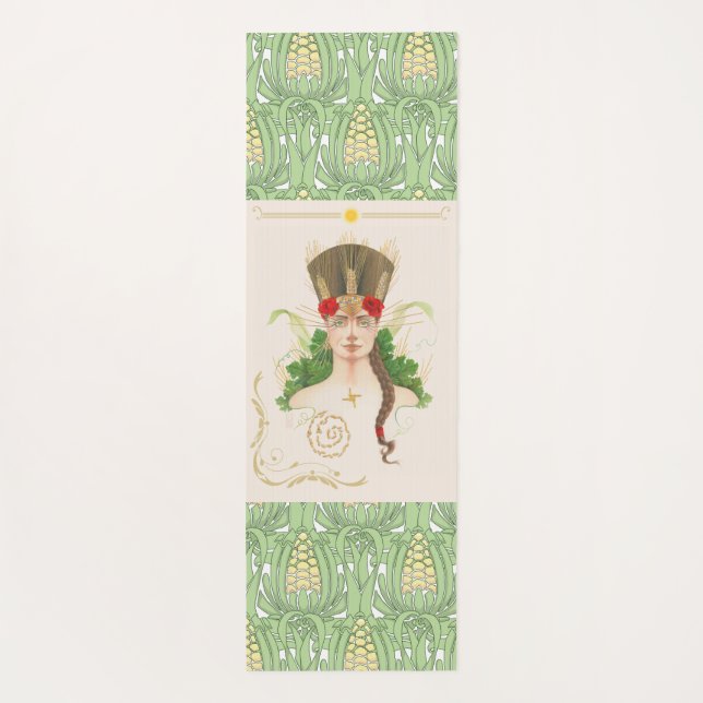 Tapis De Yoga Lughnasadh Goddess Tailtiu (Dos)