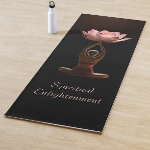 Tapis De Yoga Lumière spirituelle de Lotus Flower