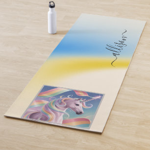 Tapis De Yoga Luna Rainbow's Anniversaire Magique