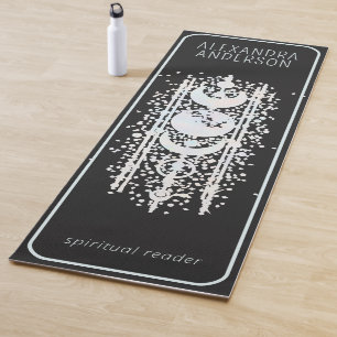 Tapis De Yoga Lune céleste Phases mystique Holistique Spirituell