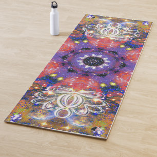 Tapis De Yoga Lustré Zen Lotus Star Kaleid