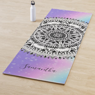 Tapis De Yoga Magnifique Mandala Rainbow Yoga Mat