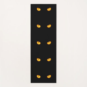 Tapis De Yoga Maintenant, il vous voit Chat noir