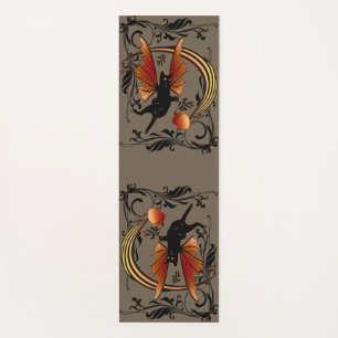 Tapis De Yoga Maïs chat cosmique