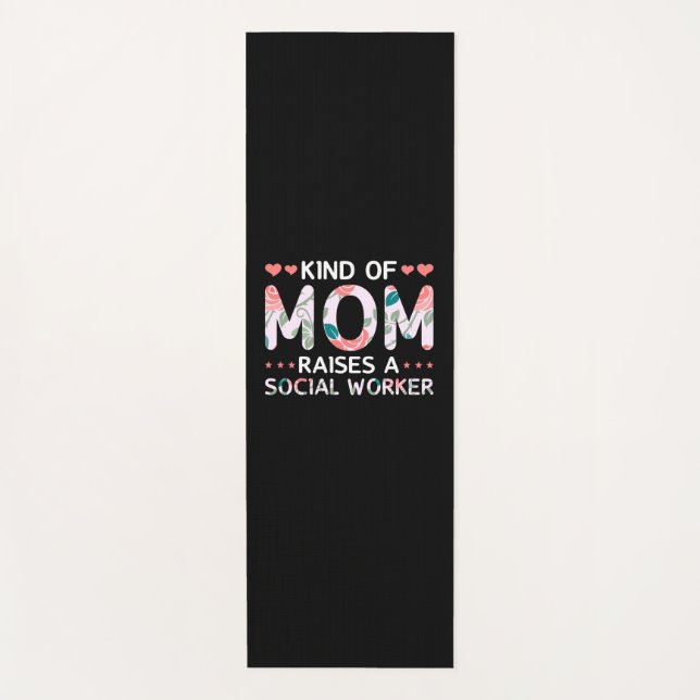 Tapis De Yoga Maman Est Un Peu Maman (Devant)