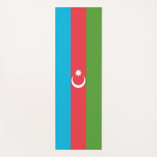 Tapis De Yoga Manats patriotiques de yoga avec drapeau d'Azerbaï