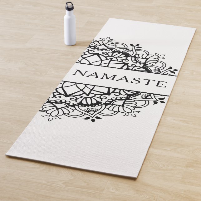 Tapis De Yoga Mandala (En situation)