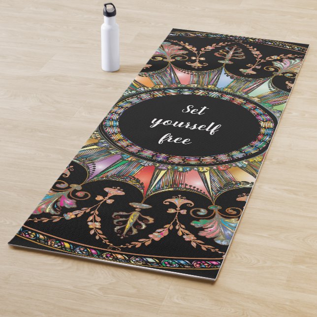 Tapis De Yoga Mandala (En situation)