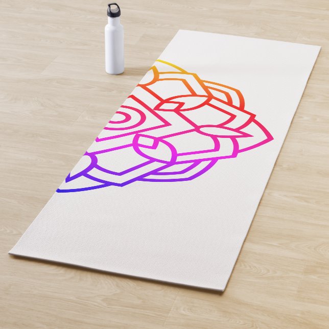 Tapis De Yoga Mandala (En situation)