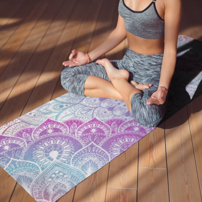Tapis De Yoga Mandala Bliss coloré (Créateur téléchargé)