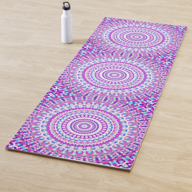 Tapis De Yoga Mandala Boho (En situation)