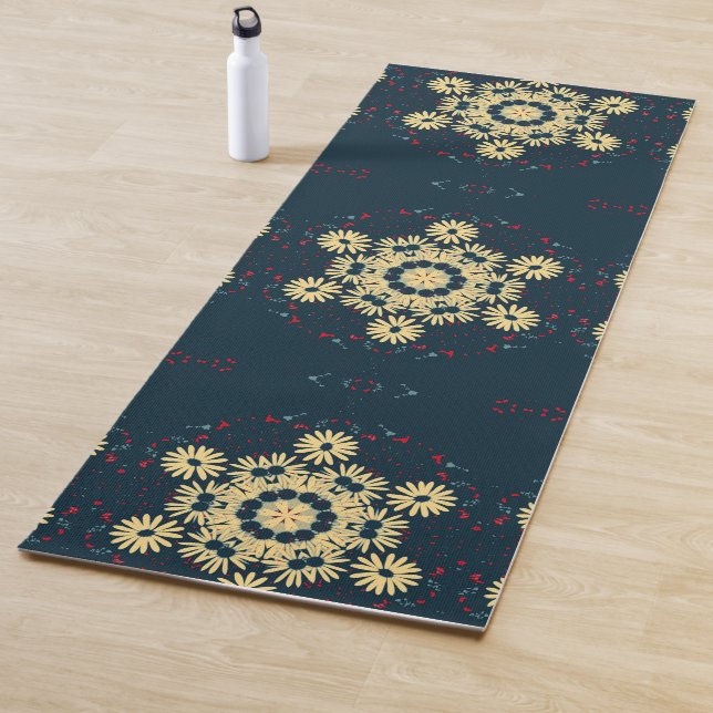 Tapis De Yoga Mandala Daisy Dreams  (En situation)