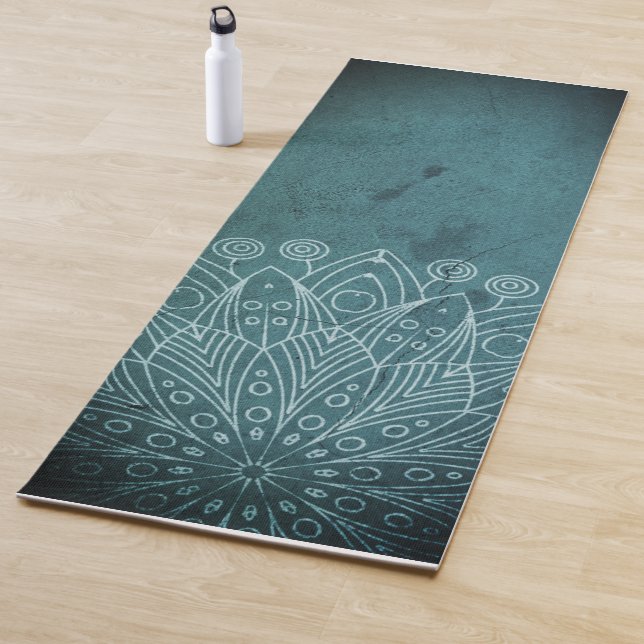Tapis De Yoga Mandala de yoga personnalisé (En situation)