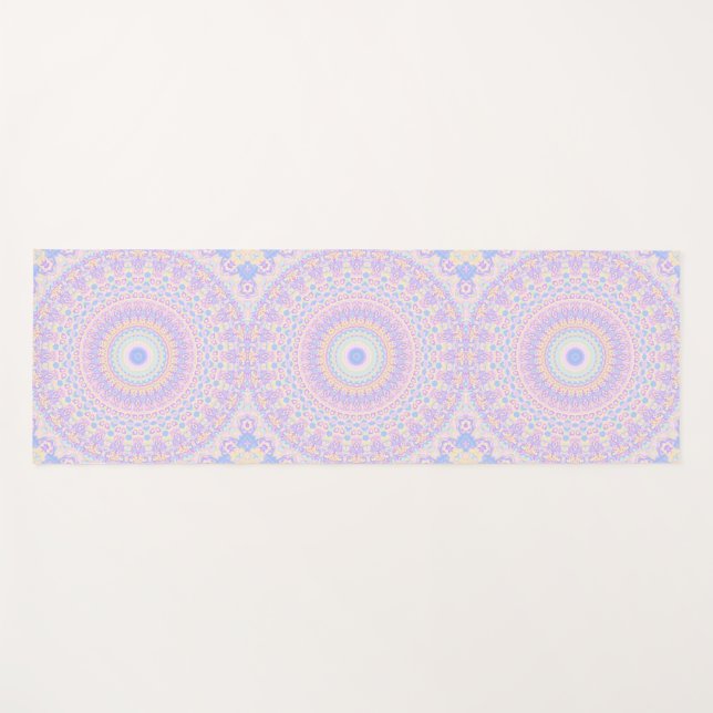 Tapis De Yoga Mandala Hippie Funky  (Devant (Horizontal))