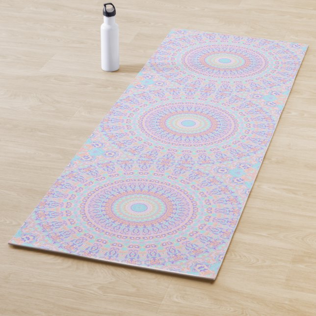 Tapis De Yoga Mandala Hippie Funky  (En situation)