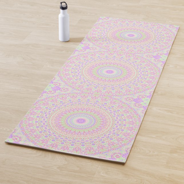 Tapis De Yoga Mandala Hippie Funky  (En situation)